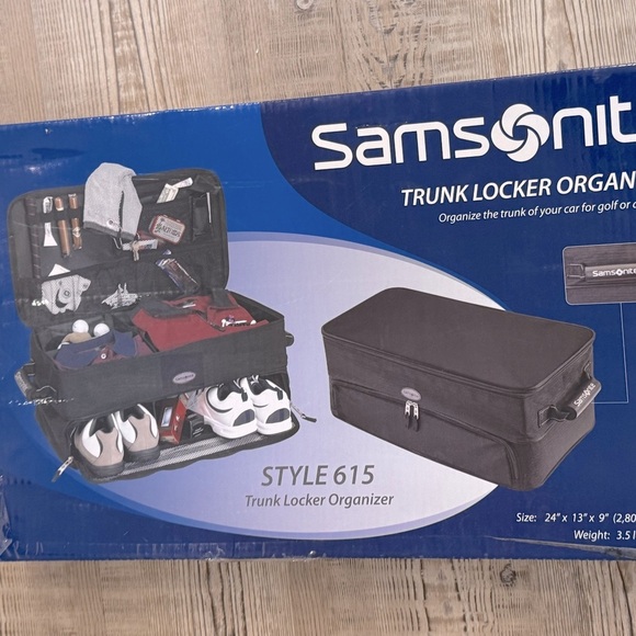 Samsonite Golf Travel Golf Trunk Locker Organizer, bag, - Picture 12 of 12